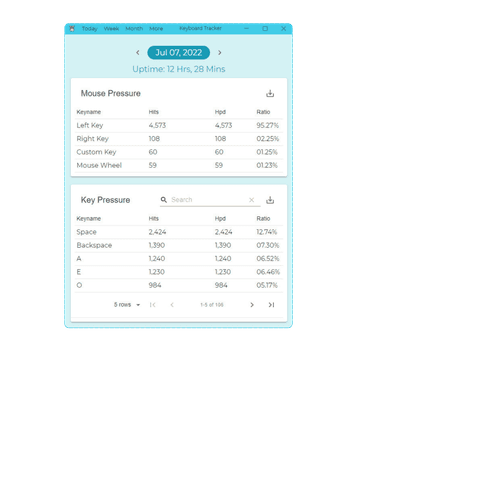 Keyboard Tracker Software 2